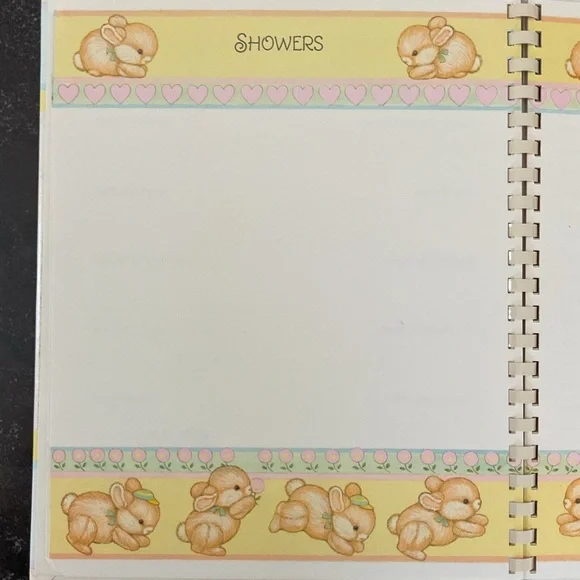 Vintage 80s Hallmark Keepsake Album adopted child baby memory book unisex - Picture 6 of 16